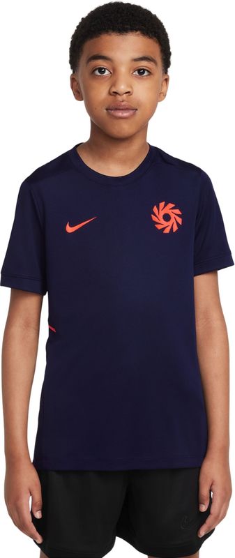 Nike - Erling Haaland Academy 25 - Trainingsshirt - Donkerblauw - Felrood