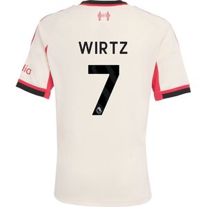 adidas Liverpool Wirtz 7 Uitshirt 2025-2026 Kids