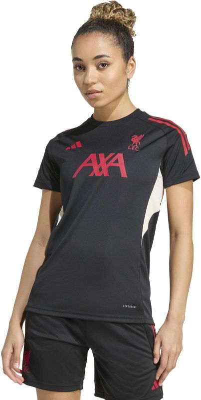 adidas - Liverpool - Trainingsshirt - Zwart Rood Wit - Dames 2025-2026
