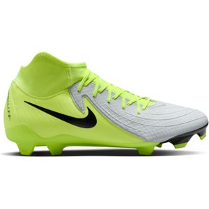 Nike Phantom Luna II Academy Gras / Kunstgras Voetbalschoenen (MG) Neongeel Zilver Zwart