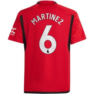 adidas Manchester United Martinez 6 Thuisshirt 2023-2024 Kids