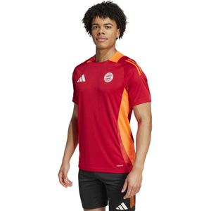 adidas Bayern München Trainingsshirt 2024-2025 Rood Wit Oranje