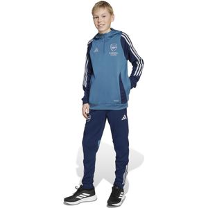 adidas Arsenal Track Trainingspak Hooded 2025-2026 Kids Blauw Donkerblauw Wit
