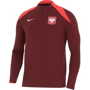 Nike Polen Strike Trainingstrui 1/4-Zip 2024-2026 Bordeauxrood Felrood