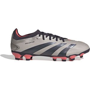 adidas Predator Pro Gras / Kunstgras Voetbalschoenen (MG) Zilver Zwart Roze