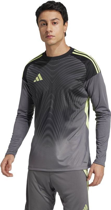 adidas - Tiro 25 Competition - Keepersshirt - Grijs Zwart Lichtgroen - Lange Mouwen