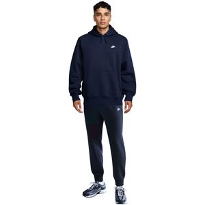 Nike Sportswear Club Fleece Joggingpak Hooded Donkerblauw Wit