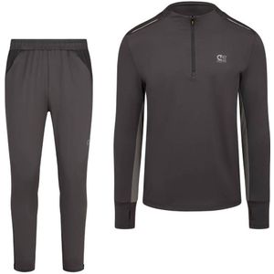 Cruyff Ametrine Trainingspak 1/4-Zip Donkergrijs