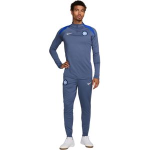 Nike Inter Milan Strike Trainingspak 1/4-Zip 2024-2025 Grijsblauw Blauw Beige