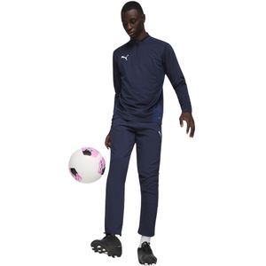 PUMA teamGOAL Trainingspak 1/4-Zip Donkerblauw Wit