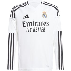 adidas Real Madrid Thuisshirt Lange Mouwen 2024-2025 Kids