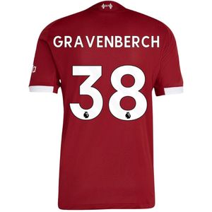 adidas Liverpool Gravenberch 38 Thuisshirt Authentic 2025-2026