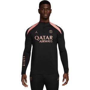 Nike Paris Saint-Germain x Jordan Strike Trainingstrui 1/4-Zip 2024-2025 Zwart Roze