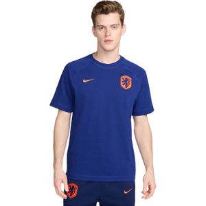Nike Nederland Travel T-Shirt 2024-2026 Blauw Oranje