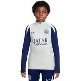 Nike - Inter Milan Strike - Trainingstrui - Lichtgrijs Donkerblauw Wit - 1/4-Zip 2025-2026