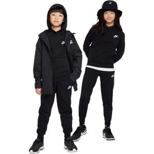 Nike Sportswear Club Fleece Hoodie Trainingspak Kids Zwart Wit
