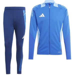 adidas Tiro 24 Competition Trainingspak Full-Zip Blauw Donkerblauw Lichtblauw