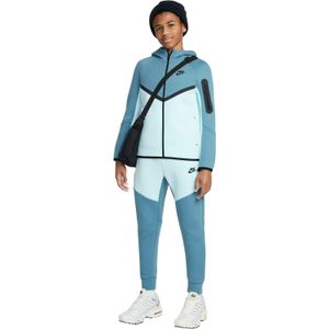 Nike Tech Fleece Sportswear Trainingspak Kids Turquoise Lichtblauw Zwart