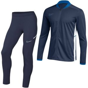 Nike Academy 25 Trainingspak Full-Zip Dames Donkerblauw Blauw Wit
