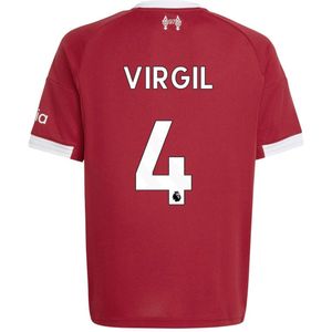 adidas Liverpool Virgil 4 Thuisshirt 2025-2026 Kids
