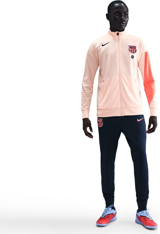 Nike - FC Barcelona Strike - Trainingspak - Oranje Donkerblauw - Full-Zip 2025-2026