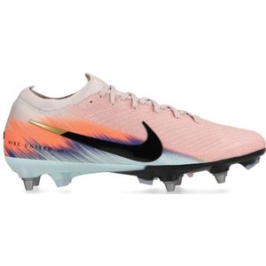 Nike Zoom Mercurial Vapor 16 Elite IJzeren-Nop Voetbalschoenen (SG) Pro Player Roze Blauw Turquoise