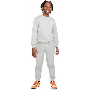 Nike Sportswear Club Fleece Crew Trainingspak Kids Lichtgrijs Wit