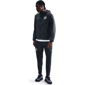Nike Paris Saint-Germain Windrunner Woven Trainingspak Full-Zip 2025-2026 Donkergrijs Zilver