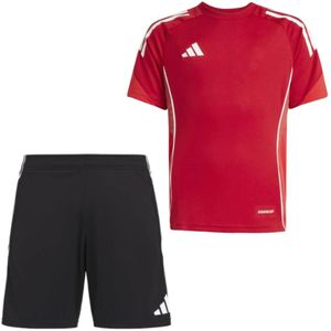adidas Tiro 25 Competition Trainingsset Kids Rood Zwart Wit