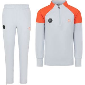 Cruyff Icon Trainingspak 1/4-Zip Kids Grijs