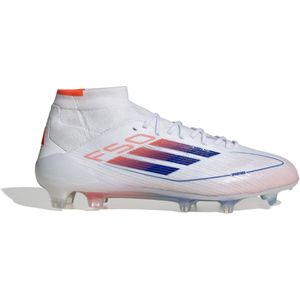 adidas F50 Elite Mid Gras Voetbalschoenen (FG) Wit Blauw Rood