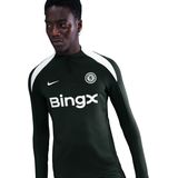 Nike - Chelsea Strike Trainingstrui - Donkergroen Wit - Polyester Elastaan