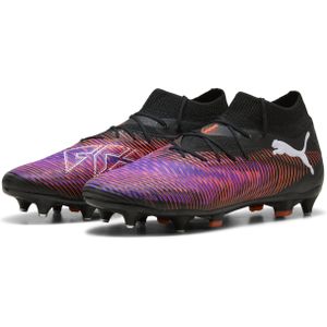 PUMA Future 8 Pro IJzeren-Nop Voetbalschoenen (SG) Zwart Paars Rood