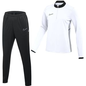 Nike Academy 25 Trainingspak 1/4-Zip Dames Wit Zwart Grijs