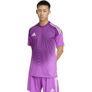 adidas - Tiro 25 Competition - Keepersshirt - Paars Wit - Korte Mouwen