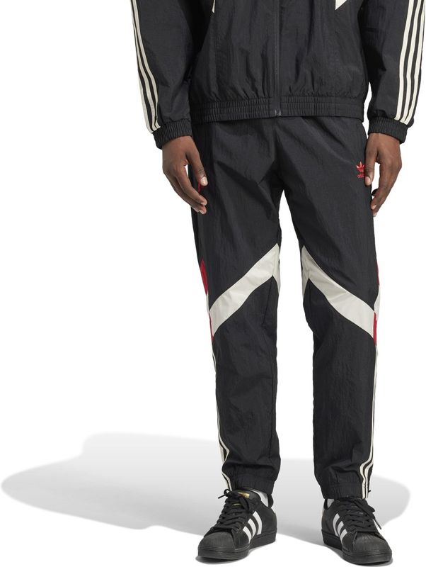 adidas Manchester United Originals Track Trainingsbroek 2024-2025 Zwart Wit Rood