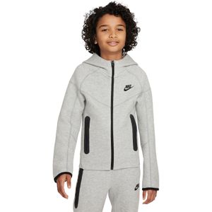 Nike Tech Fleece Sportswear Vest Kids Lichtgrijs Zwart