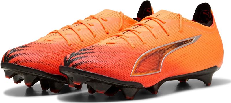 PUMA - ULTRA 6 CARBON FG - Voetbalschoenen - Zwart/Rood