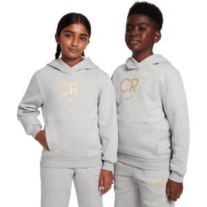 Nike CR7 Club Fleece Hoodie Kids Lichtgrijs Goud Blauw Roze