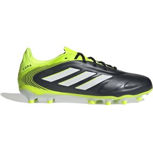 adidas Copa Pure III League Gras / Kunstgras Voetbalschoenen (MG) Kids Zwart Wit Neongeel