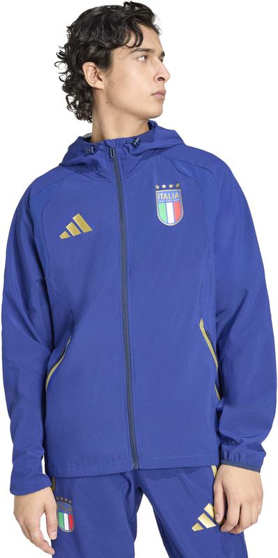 adidas Italië Tiro Travel Vest 2026-2028 Blauw