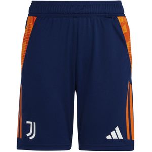 adidas Juventus Trainingsbroekje 2024-2025 Kids Donkerblauw Oranje Wit