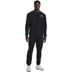 Under Armour Essential Fleece Crew Trainingspak Zwart Wit