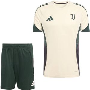 adidas Juventus Trainingsset Europees 2025-2026 Beige Groen Zwart