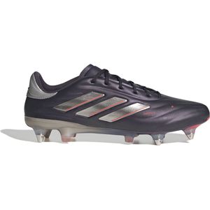 adidas Copa Pure 2 Elite IJzeren-Nop Voetbalschoenen (SG) Donkerpaars Zilver Roze