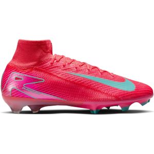 Nike Zoom Mercurial Superfly 10 Elite Gras Voetbalschoenen (FG) Rood Turquoise Roze