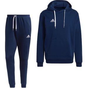 adidas Entrada 22 Sweat Hoodie Trainingspak Donkerblauw Wit