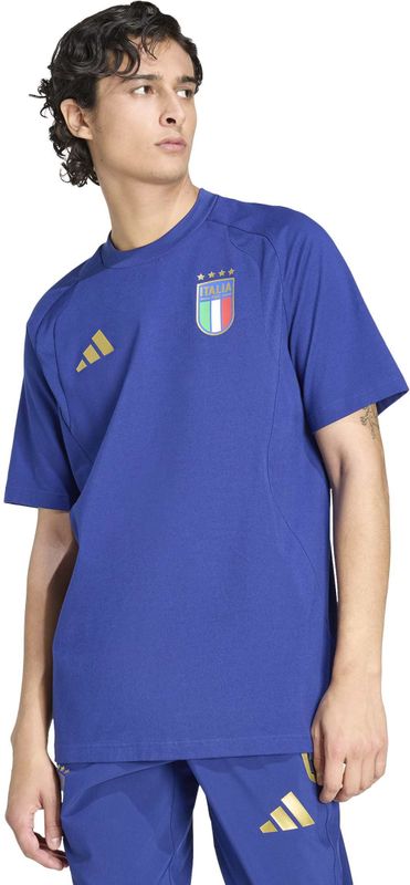 adidas Italië Tiro Travel T-Shirt 2026-2028 Blauw