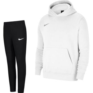 Nike Park 20 Fleece Hoodie Trainingspak Kids Wit Zwart