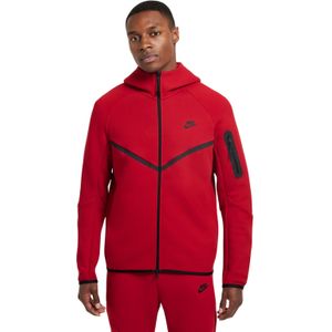 Nike Tech Fleece Sportswear Vest Rood Zwart